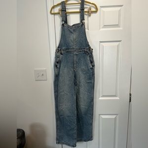 Aerie Wide Leg Overalls